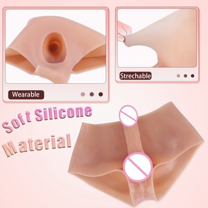 Pantalones de cuero con pene hueco integrado, pantalones de <span class=keywords><strong>silicona</strong></span> para lesbianas y hombres, juguete erótico para adultos - Product Image 6