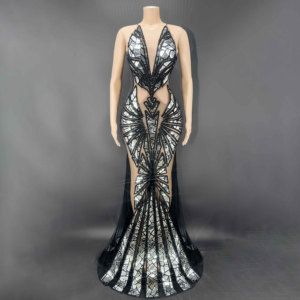 Novance – <span class=keywords><strong>robe</strong></span> <span class=keywords><strong>De</strong></span> soirée en tulle brillant à paillettes, <span class=keywords><strong>robe</strong></span> <span class=keywords><strong>De</strong></span> mariage en strass, 1688 Xxl, <span class=keywords><strong>boutique</strong></span>, 2022 - Product Image 1