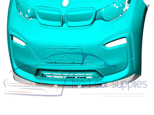 Protector de Parachoques Delantero de Carbono I3 para I3 <span class=keywords><strong>Rex</strong></span> Sport Hatchback de 4 Puertas 2018-2020, No Compatible con <span class=keywords><strong>I3s</strong></span> - Product Image 6