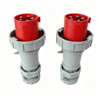 Prise industrielle mâle FCONNR IEC 63A 5 broches, étanche IP67, connecteur d'alimentation CEE (3P+N+E)