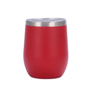 Gobelet à vin en acier inoxydable à double paroi avec couvercle, cadeau pour la fête des mères, option de logo personnalisé ASM09 - Product Image 1