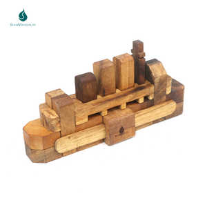 Rompecabezas de Barco 3D de Madera, 16 Piezas, Ensamblaje Náutico, Juego Educativo para Niños y Adultos - Product Image 2