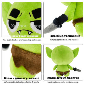 Peluches Personalizados Sin Pedido Mínimo, Figuras de Estilo Chibi Inspiradas en el Horror, Materiales Seguros para la Piel, Muñecos de <span class=keywords><strong>Peluche</strong></span> Personalizados - Product Image 4
