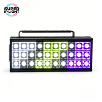 Projecteur stroboscopique LED RVB 30x10W blanc chaud 600x0.3W avec effet de lavage de couleur, DMX, RDM, activé par le son, pour scène et discothèque