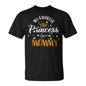 Mi princesa favorita me llama mamá, camiseta linda para mamá - Product Image 2