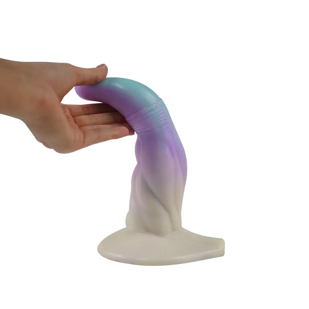 Sexbay colore personalizzato di grandi dimensioni forma speciale giocattoli del sesso mostro dildo in Silicone liquido super morbido