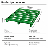 Cage de stockage pliable robuste, conteneur métallique repliable pour la manutention de matériaux industriels, la collecte de déchets, fabricant OEM