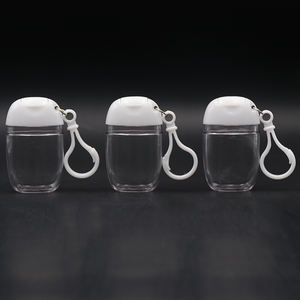 Offres Spéciales 30ml crochet <span class=keywords><strong>bouteille</strong></span> liquide cosmétique conteneur paquet de lotion pour le corps <span class=keywords><strong>mini</strong></span> <span class=keywords><strong>bouteille</strong></span> vide en plastique PETG transparent avec porte-clés - Product Image 3