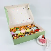 Boîtes à donuts personnalisées pour gâteaux, mochi donuts et churros, designs uniques