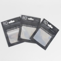 Sacs en mylar personnalisé transparent à une face haute tolérance avec fenêtre transparente fermeture éclair en aluminium emballage de leurre de pêche