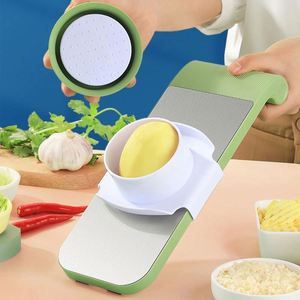 Hachoir à légumes multifonctionnel 7-en-1 pour cuisine, trancheuse manuelle de légumes - Product Image 3