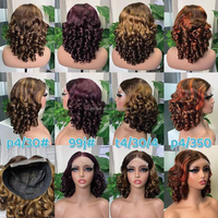 Peluca de Cabello Humano Liso Extremo Vietnamita con Cutícula Alineada, Pre-Desplumada, Sin Pegamento, con Encaje Frontal HD, Súper Doble Trama, Venta al por Mayor
