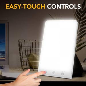 医療グレードLEDライトセラピーランプ調整可能3明るさレベル夏時間ホームオフィス用 - Product Image 5