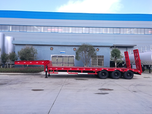 Usine directe 4 essieux 16 roues 13-18m personnalisable utilisé bas lit semi-remorque - Product Image 2