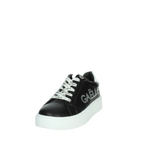 Scarpe da uomo con Top alto GS0006L da passeggio di tendenza bianche/nere con motivo solido e fodera in rete per la primavera - Product Image 6