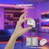 Gledopto ESP32 Mini WLED Pengontrol LED DC 5-24V DIY Pencahayaan Dinamis Kontrol Aplikasi Dapat Diatur untuk Strip Lampu WS2811/WS2812