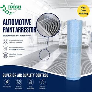 Nuevo Filtro de Aire para Piso con 80% de Eficiencia, Filtro de Fibra de Vidrio G3, Colector de Pintura, Rollo de Filtro de Aire - Product Image 4