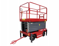 Plateforme élévatrice à ciseaux électrique mobile compacte, directement de l'usine chinoise, pour le levage de marchandises