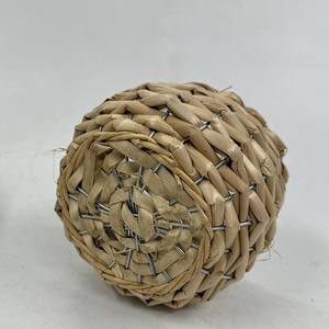 Panier de paille tissé pour la maison et le jardin pour afficher des fleurs - Product Image 6