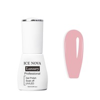 ICE NOVA 2-Free French Base 5-in-1 HEMA Free TPO Free Gel Nail Polish Base Coat/Top Coat dan Nail Polish Base Coat/Top Coat