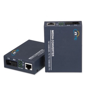 Cấp Công Nghiệp 1 Cặp 10/100Mbps Chế Độ Đơn 1 Cổng Quang 1 Cổng RJ45 Bộ Thu Phát Sợi Quang - Product Image 1