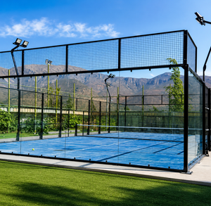 Fabricante de pistas de pádel premium: Pista de pádel de vidrio panorámico duradera para proyectos de inversión, pistas de pádel para exteriores. - Product Image 3