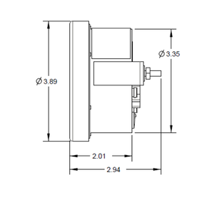 Tacómetro/Horómetro/Monitor Dynalco UM-2000 con Rango de Temperatura de -40 a 70 °C y Voltaje de Funcionamiento de 10-36 V UM-2000 Dynalco UM-2000 - Product Image 6