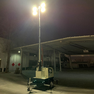 mặt trời ngoài trời đường sân vận động chiếu sáng im lặng tháp chiếu sáng 5M 7M 9m Điện thủy lực nâng tháp ánh sáng cột - Product Image 6