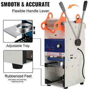 Giá Rẻ Giá 69Mm Bán Buôn Điện Cup Niêm Phong Kích Thước Nhỏ Nước Mộc Mạc Trà Sữa Mứt Của Nhãn Hiệu Cup Niêm Phong Máy - Product Image 5