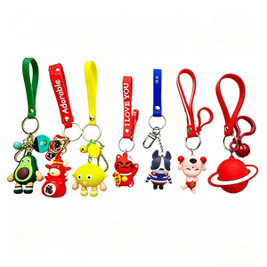 Custom <strong>Personalised</strong> 3d Keychain Pvc Rubber Keychains Cartoon Character Anime <strong>Key</strong> <strong>Chain</strong> 3D Keyring - Product Image 1