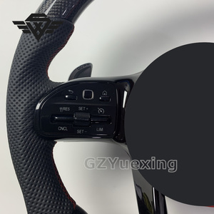 Volant de voiture en fibre de carbone de haute qualité adapté pour Mercedes Benz W204 W205 W211 C118 W177 <span class=keywords><strong>AMG</strong></span> 809 W223 - Product Image 2