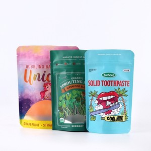 Portable Custom Printing Matte <b>bag</b> Finished Stand up <b>Ziplock</b> Pouch Mylar <b>Bags</b> for green tea black tea low MOQ - Product Image 6