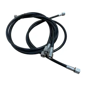 Accesorios de compresor de alta presión Bauer, tubo de conexión, Conector de acero inoxidable, manguera de inflado