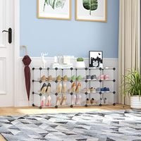 Organisateur de chaussures en plastique pour bébé, boîte de rangement pour chaussures, étagère de rangement pour chaussures