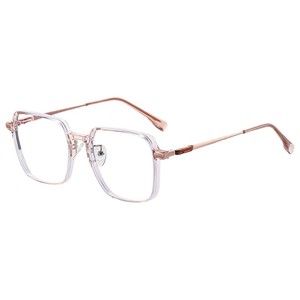 Nuovi <span class=keywords><strong>Occhiali</strong></span> Fotocromatici Quadrati 2026 per Donne, Anti Luce Blu, Montatura Rosa Trasparente, Lenti <span class=keywords><strong>Trasparenti</strong></span> che Cambiano Colore - Product Image 5
