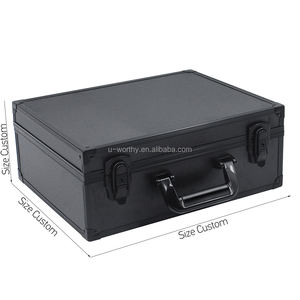 Прямая Продажа с завода Ningbo, конкурентоспособная цена, противоударный алюминиевый чехол для хранения <span class=keywords><strong>CD</strong></span> со съемными разделениями - Product Image 1