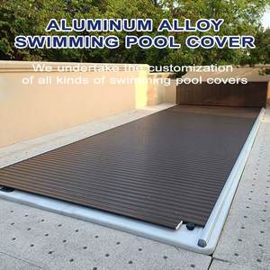 Couverture de <span class=keywords><strong>piscine</strong></span> isolante thermiquement, électrique, <span class=keywords><strong>solaire</strong></span>, à lamelles automatiques en aluminium - Product Image 1