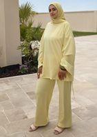 Ensemble de burkinis sportifs pour femmes musulmanes, en polyamide, séchage rapide, coupe ample, été, imperméable, respirant, doux pour la peau