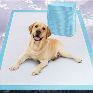 Hot Selling New Pet Dog Puppy Training <b>Pads</b> <b>Waterproof</b> Disposable Fiber Pee <b>Pads</b> in Various Sizes 33*45cm 45*60cm 60*90cm - Product Image 3