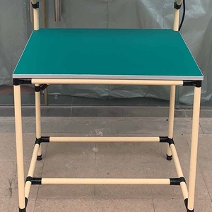Banc de travail antistatique en acier avec étagère composite, table de travail sans poussière, neuf - Product Image 3