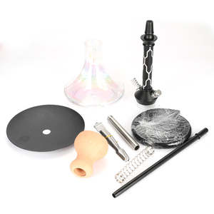 Nouveau design Hemu Smoke, taille moyenne, ensemble de chicha avec logo personnalisé - Product Image 6