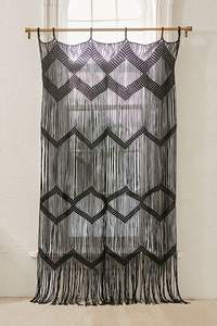 Tenda Macramè DaiRui Nera Boho per Finestra e Porta, Decorazione Murale per Camera da Letto e Testiera - Product Image 3