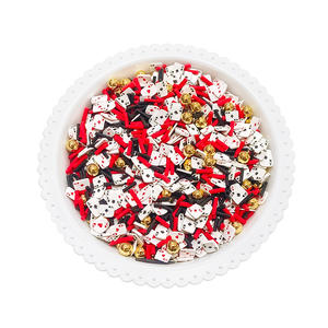 Jeu d'argile <span class=keywords><strong>miniature</strong></span> créatif et assorti de 5mm Accessoires décoratifs pour bricolage Poterie douce Crème d'art des ongles en tranches Colle Crème Colle assortie - Product Image 6