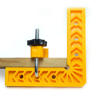 Règle de positionnement à angle droit Yunbei pour le travail du bois, 3 pouces/6 pouces, outil de marquage et de fixation triangulaire en plastique en forme de L