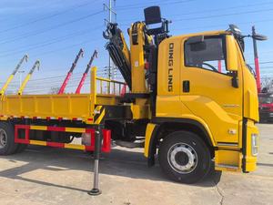 מפעל אספקת isuuzu 8ton 10ton קוקל בום משאית רכוב עגורן מתקפל זרוע מתקפלת עגור נייד משאית מנוף מתקפלת זרוע מתקפלת - Product Image 4