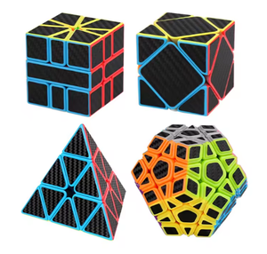 Cubo <span class=keywords><strong>Megaminx</strong></span> de la Serie de Fibra de Carbono MoYu MeiLong, Cubo Mágico Profesional de Dodecaedro Suave para Competición de Velocidad - Product Image 2
