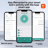 Serrure de porte intelligente à empreinte digitale haute sécurité pour hôtel et maison, avec carte mémoire, pour porte en acier
