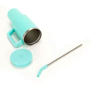 แก้วสแตนเลสหุ้มฉนวน วัสดุ 304 ความจุ 1200 มล. ผิวเคลือบด้วยผง สำหรับเครื่องดื่มร้อนและเย็น - Product Image 2