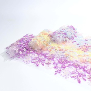 Precio <span class=keywords><strong>de</strong></span> Fábrica al por Mayor, Marca YUGU, Vestido <span class=keywords><strong>de</strong></span> <span class=keywords><strong>Novia</strong></span> Blanco <span class=keywords><strong>de</strong></span> Moda, Adorno <span class=keywords><strong>de</strong></span> Encaje, Tela Bordada 100% Poliéster, Lentejuelas y Cuentas <span class=keywords><strong>de</strong></span> 14 cm - Product Image 4