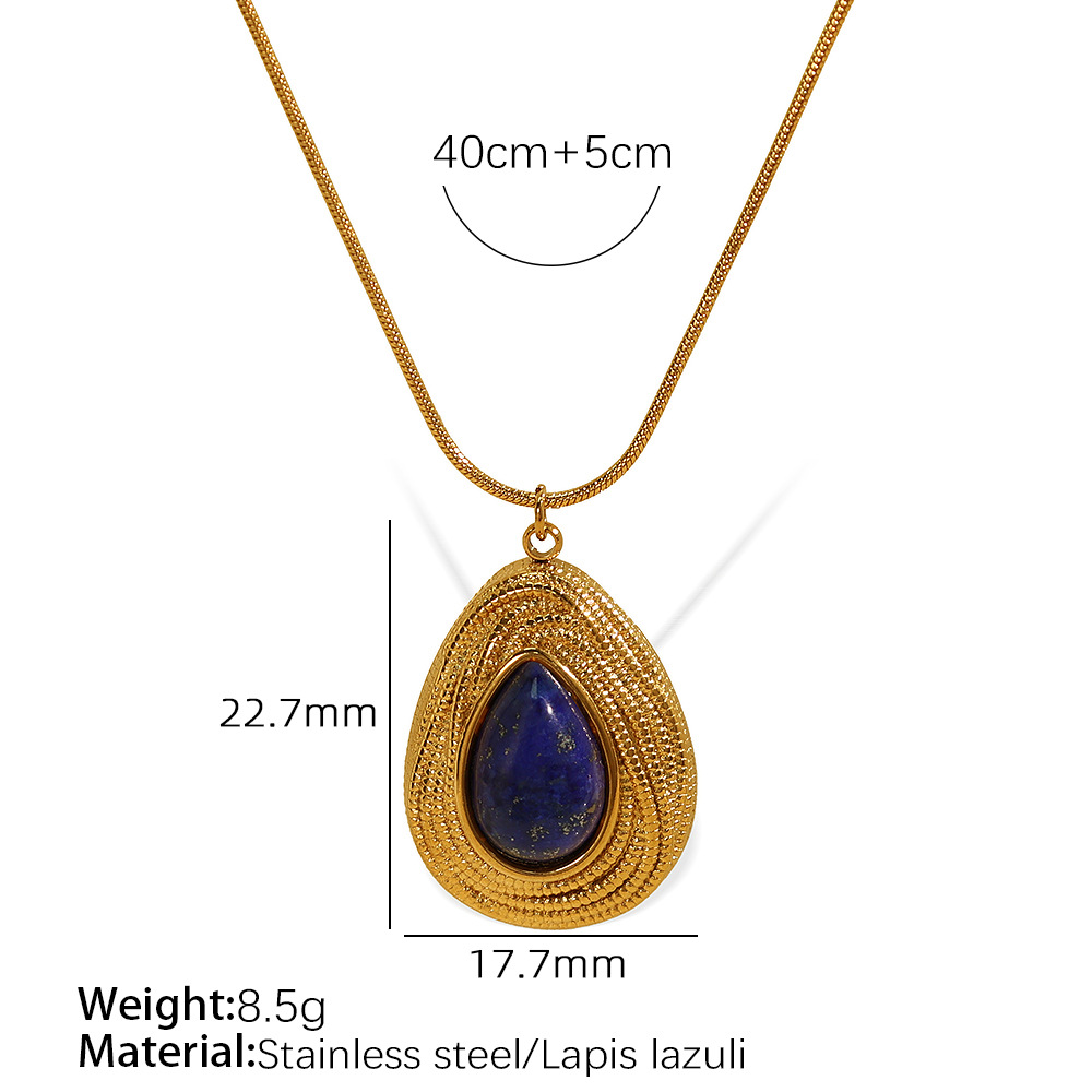 Collier en or lapis-lazuli XL309